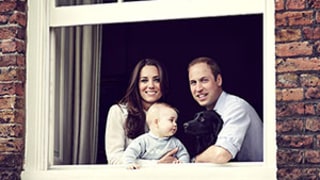 Kate Middleton, Prince William, and Prince George's Window Photo Echoes Past Royal Portraits: Pictures
