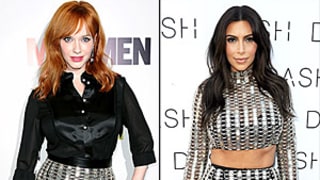 Christina Hendricks vs Kim Kardashian: Who Wore the Chain Mail Skirt Best?