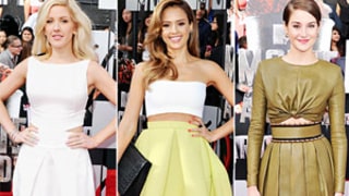 MTV Movie Awards Red Carpet Trend: Stars Show Skin in Crop Tops and Cutouts