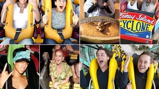 Celebs on Roller Coasters