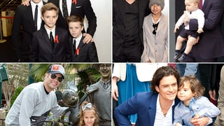 Star Dads With Their Kids