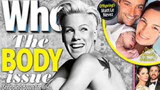 Pink Goes Naked For Who Magazine, Says She's In