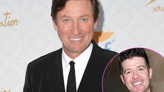 Wayne Gretzky and Robin Thicke