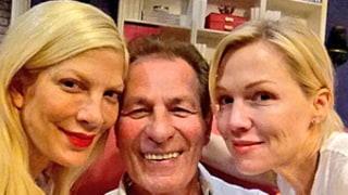 Beverly Hills, 90210 Stars Tori Spelling, Jennie Garth, and Joe E. Tata Reunite on Mystery Girls: Picture