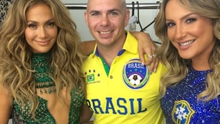 Jennifer Lopez, Pitbull and Claudia Leitte