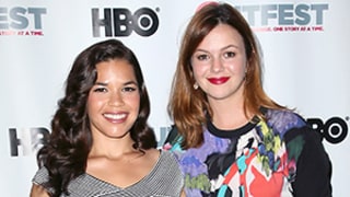 America Ferrera, Amber Tamblyn Go on Double Dates