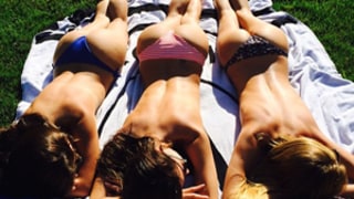 Alessandra Ambrosio Goes Topless, Wears Bikini Bottoms While Tanning: Revealing Picture