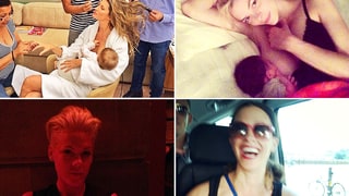 Celeb Moms Share Breastfeeding Pictures