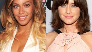 Beyonce Knowles and Alexis Bledel