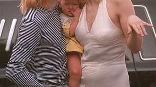 Kurt Cobain and Courtney Love