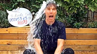 Benedict Cumberbatch Strips Down For His Ice Bucket Challenge, Plus Idina Menzel, Tom Hanks, and More Celebs Participate: Watch the Videos