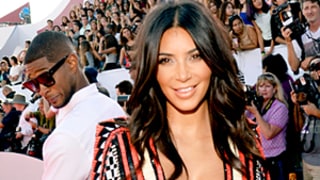 Usher Gets Caught Checking Out Kim Kardashian's Butt at MTV VMAs