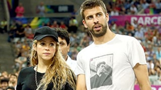 Shakira Debuts Baby Bump, Kisses Gerard Pique at Basketball Game After Second Pregnancy Announcement