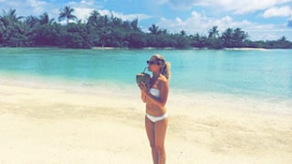 Ashley Tisdale Sips Coconut in Bikini on Her Honeymoon, Adds French to Twitter Name