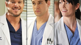 Mark Sloan (Eric Dane), George O'Malley (T.R. Knight), Lexie Grey (Chyler Leigh) on Grey's Anatomy