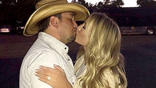 Jason Aldean Kisses Fiancee Brittany Kerr After Engagement: See a Picture of Her Ring