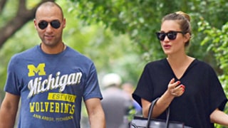 Derek Jeter Hangs With Girlfriend Hannah Davis After Playing Last Yankees Game: Photos