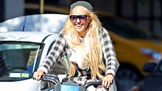 Amanda Bynes Rides a Citi Bike, Flashes Diamond Ring in NYC