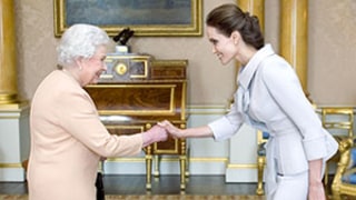 Angelina Jolie Meets Queen Elizabeth II to Receive Honorary Damehood: Brad Pitt, Kids In Attendance as Well