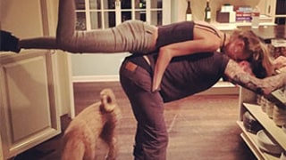Adam Levine, Wife Behati Prinsloo Do Strange Yoga Position: Cute Picture