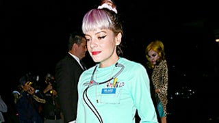Lily Allen Dresses as Gynecologist for Halloween, Mocks Kesha, Dr. Luke Lawsuit -- See Her Controversial Costume Here