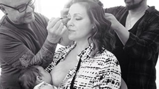 Alyssa Milano Pulls a Gisele Bundchen, Shares Revealing Multitasking Breastfeeding Photo