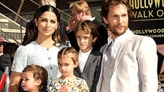 Matthew McConaughey Sports a Scruffy Beard, Looks Handsome With Camila Alves, Family