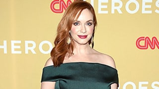 Christina Hendricks' Curves Are Out of Control in the Best Way in Off-the-Shoulder Green Dress