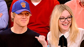 Dakota Fanning's Hot Dad Turns Heads at New York Knicks Game: Photos