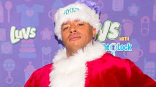 Celeb Sightings: Donald Faison Suits Up As Santa Claus!