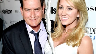 Charlie Sheen and Brett Rossi