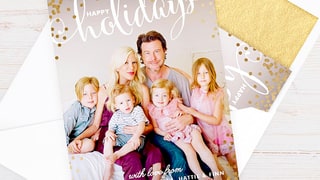 Tori Spelling, Dean McDermott, and Kids, 2014