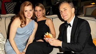 Christoph Waltz and His Cheeseburger Win Best Couple at Golden Globes Afterparty: Funny Pictures