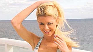 Tara Reid Poses in a Mismatched Hawaiian and Animal Print Bikini: See Her Puzzling Beach Ensemble