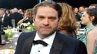 Zach Galifianakis Looks Unrecognizable, Super Skinny at 2015 SAG Awards