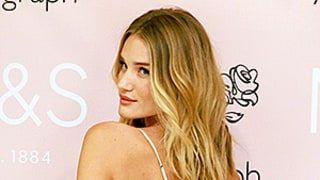 Rosie Huntington-Whiteley Parties in a Lingerie Slip: See Her Sexy Throwback Look from the '90s