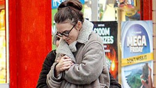 Pregnant Keira Knightley Rocks Rainbow-Bright Shoes in London: See Her Maternity Street Style!