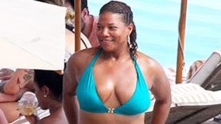 Queen Latifah Shows Off Her Curves in a Bikini, Gets Her Dance Party On: Pictures