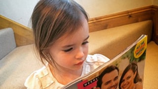 Trista Sutter's Daughter Blakesley Reads Us Weekly, Looks in Awe of Desiree Hartsock, Chris Siegfried's Wedding Pics!
