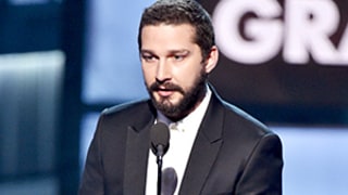 Shia LaBeouf Read Love Letter to Sia on Behalf of Her Husband Erik Before Grammys 2015 Performance