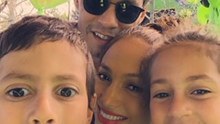 Jennifer Lopez, Marc Anthony Take Adorable Selfie With Twins Max and Emme at Their 7th Birthday Party: Photo