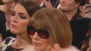 Anna Wintour Wears Her Sunglasses During the Oscars 2015: Photos