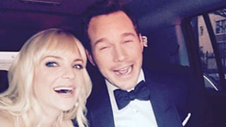 Anna Faris Has Silly Date Night With Husband Chris Pratt at Oscars 2015: