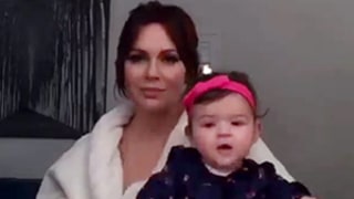 Alyssa Milano Gets Dolled Up in Makeup Chair With Baby Girl Elizabella On Her Lap: Video