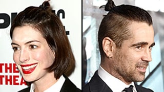 Anne Hathaway Works Classic Man Bun Just Like Colin Farrell: Who Wore the Hairstyle Best?