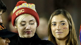 Miley Cyrus Knows Patrick Schwarzenegger's Cabo Girl Because They Attended a USC Football Game Together — See the Pic