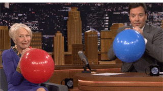 Helen Mirren Accepts Award on Helium, Gets Saucy With Jimmy Fallon