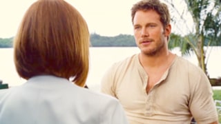 Chris Pratt, Bryce Dallas Howard Flirt Up a Storm in Jurassic World Sneak Peek: Watch Now, Plus Hear Pratt's Made-Up Lyrics For the Film's Theme Song!