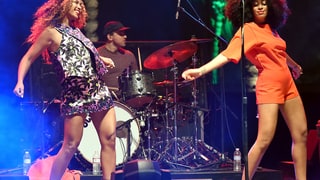 Beyonce and Solange Knowles