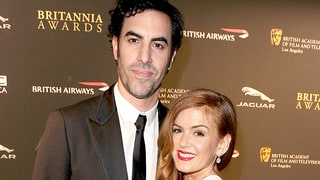 Isla Fisher and Sacha Baron Cohen